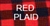 RED PLAID